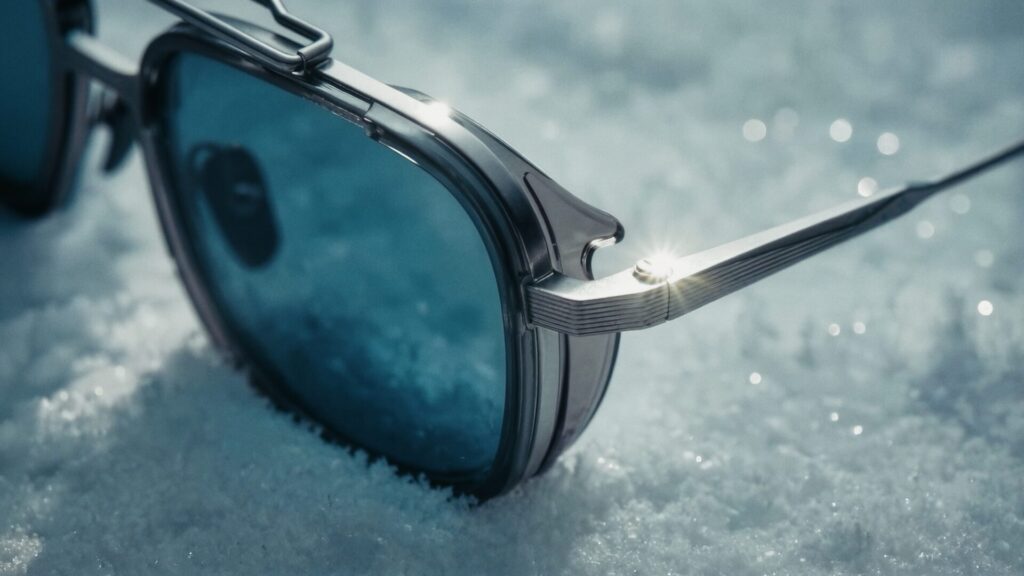 Akoni Eyewear e Chalet Franz Kraler – Club Moritzino: Swiss Precision e Japanese Artistry per un lusso d’alta quota Artistic still Altitude Series 169 14