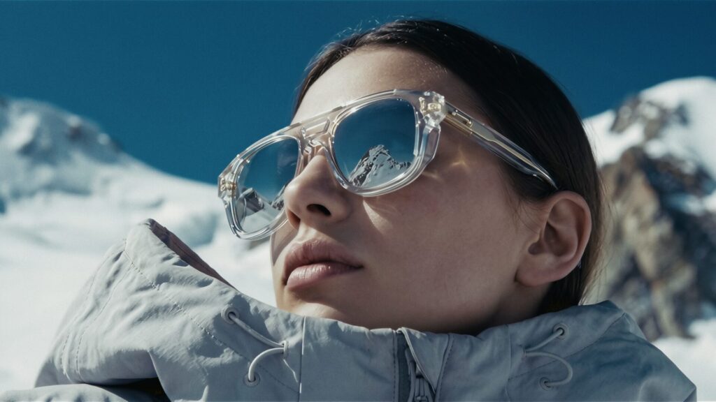 Akoni Eyewear e Chalet Franz Kraler – Club Moritzino: Swiss Precision e Japanese Artistry per il lifestyle d’alta quota Artistic still Altitude Series 169 5
