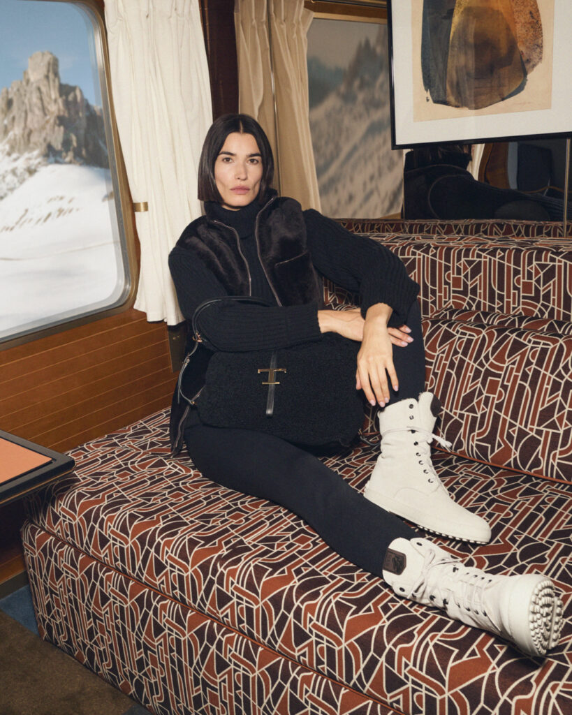 Tod’s – Italienische Eleganz in alpiner Kulisse des Chalets TODS ITALIAN WINTER COLLECTION IMAGE 7
