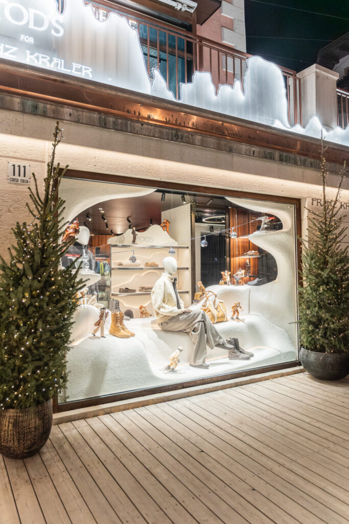 Tod’s – Italienische Eleganz in alpiner Kulisse des Chalets TODS ITALIAN WINTER COLLECTION KRALER BOUTIQUE 3